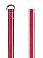 Topman Mens Multi White And Red Webbed Belt