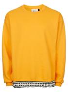 Topman Mens Topman Finds Yellow Vintage Sweatshirt