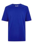 Topman Mens Navy Cobalt Blue Oversized Taping T-shirt