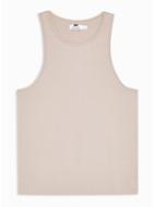 Topman Mens Beige Stone Slim Vest
