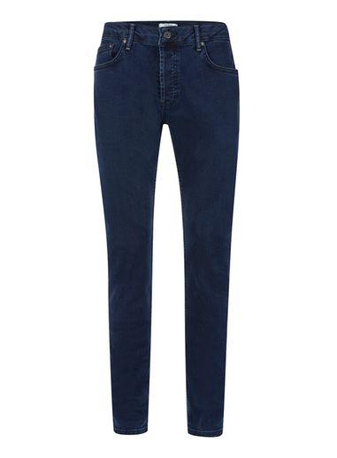 Topman Mens Blue Navy Stretch Slim Jeans