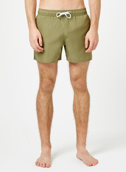 Topman Mens Khaki Swim Shorts
