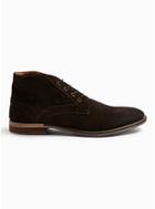 Topman Mens Brown Suede Sarge Chukka Boots