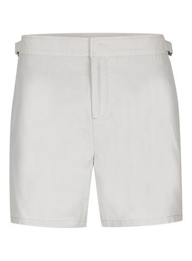 Topman Mens Topman Premium Light Grey Fixed Waist Swim Shorts
