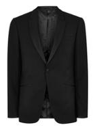 Topman Mens Black Skinny Tuxedo Jacket With Satin Lapel