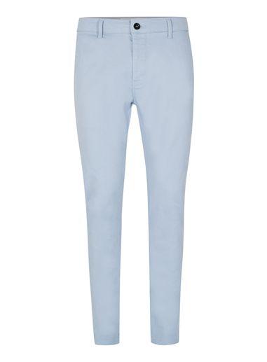 Topman Mens Light Blue Stretch Skinny Chino Trousers