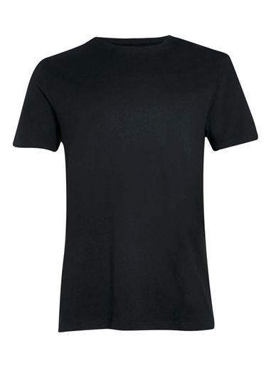 Topman Mens Black Stretch Muscle Fit T-shirt