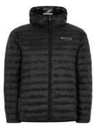 Nicce Mens Nicce's Black 'invert' Puffer Jacket