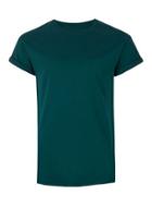 Topman Mens Green Teal Muscle Fit Roller T-shirt