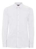 Topman Mens White Lace Collar Long Sleeve Shirt