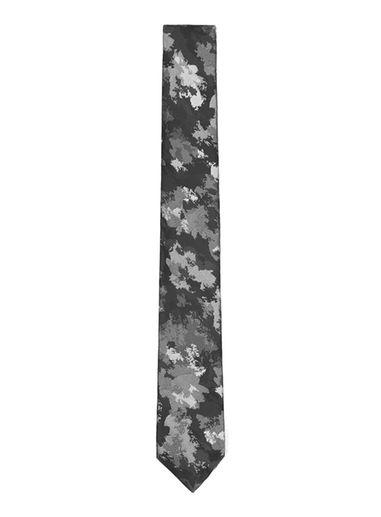 Topman Mens Grey Gray Camouflage Tie