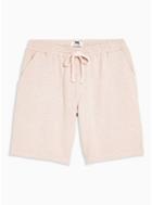 Topman Mens Pink Peach Marl Shorts