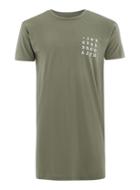 Topman Mens Khaki Brooklyn Longline Muscle T-shirt