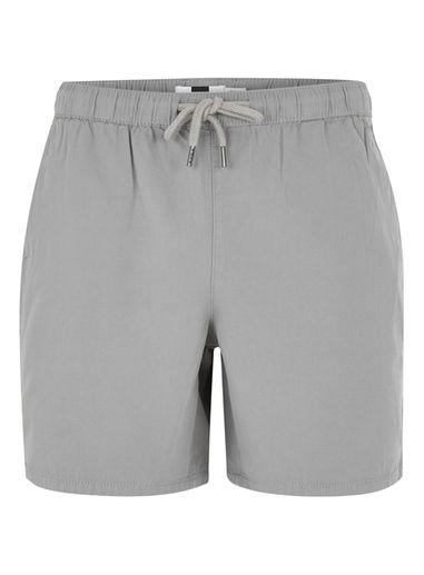 Topman Mens Green Gray Canvas Shorts