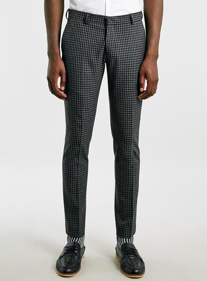 Topman Mens Grey Selected Homme Gray Pants