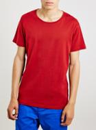 Topman Mens Selected Homme Red T-shirt