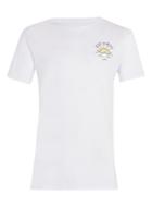 Topman Mens Globe White Printed T-shirt*