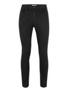 Topman Mens Black Oil Coated Stretch Tapered Jeans