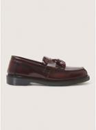Topman Mens Red Burgundy Leather Slater Penny Loafers