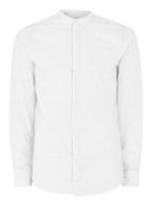 Topman Mens Selected Homme's White Long Sleeve Shirt