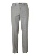 Topman Mens Mid Grey Grey Check Slim Fit Suit Pants