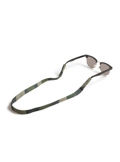 Topman Mens Green Camouflage Sunglasses Strap*