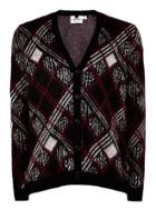 Topman Mens Multi Brush Argyle Cardigan