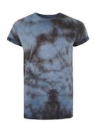 Topman Mens Washed Blue Muscle Fit Roller T-shirt