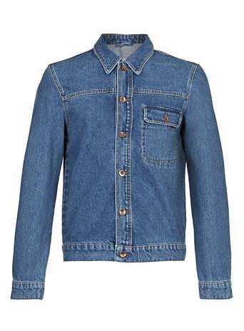 Ltd Blue Washed Denim Jacket