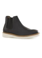 Topman Mens Selected Homme Rud Black Leather Chelsea Boots