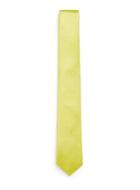 Topman Mens Premium Lime Green Silk Tie