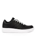 Topman Mens Adidas Neo Team Court Black Sneakers