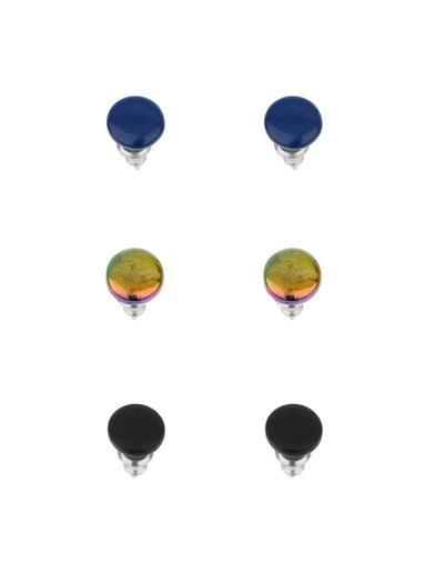 Topman Mens Silver 3 Pack Of Earrings*