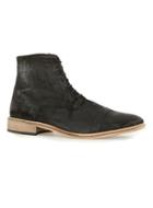 Topman Mens Black Toecap Boots