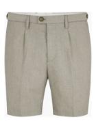 Topman Mens Yellow Selected Homme Sand Tailored Shorts