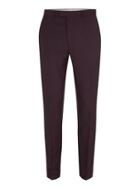 Topman Mens Red Plum Skinny Fit Suit Pants