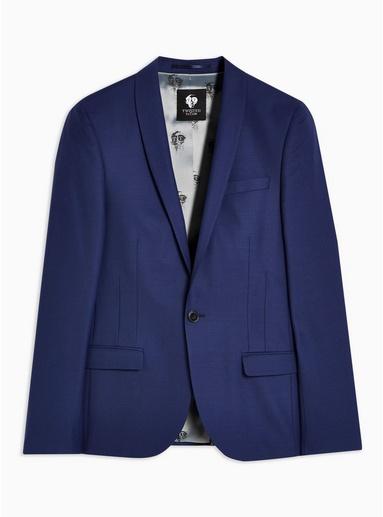 Twisted Tailor Mens Twisted Tailor Blue 'ellroy' Blazer With Wool