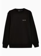 Nicce Mens Nicce Black Small Chest Logo Sweatshirt