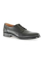 Topman Mens Selected Homme Black Leather Derby Shoes