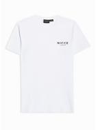 Nicce Mens Nicce White Logo T-shirt