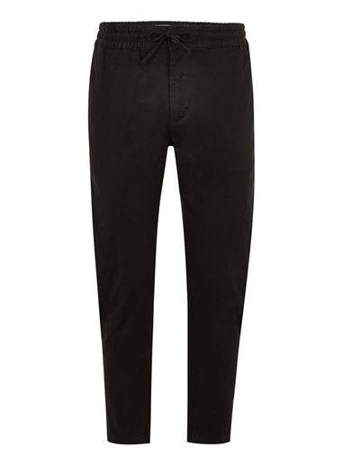 Topman Mens Black Woven Joggers