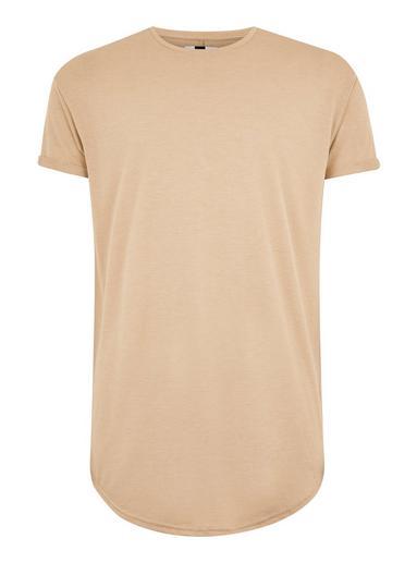 Topman Mens Beige Stone Premium T-shirt