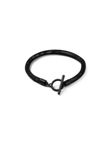 Topman Mens Black Mesh Bracelet*