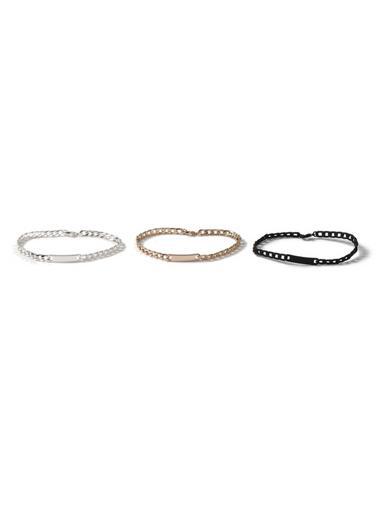 Topman Mens Multi Mix Metal Bracelets*