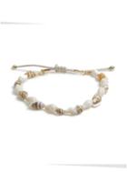 Topman Mens Cream Shell Bracelet*