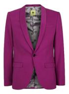 Topman Mens Noose & Monkey Pink Skinny Fit Suit Jacket