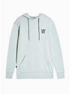 11 Degrees Mens 11 Degrees Light Green Pullover Hoodie