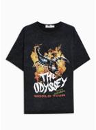 Topman Mens Black 'odyssey' T-shirt