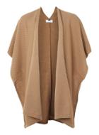 Topman Mens Brown Camel Lightweight Ribbed Cape