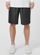 Topman Mens Grey Street Tailor Charcoal Wide Leg Shorts